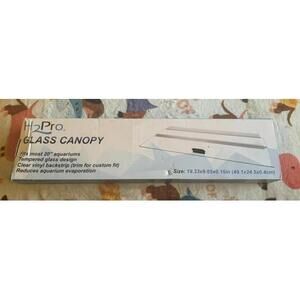 Aquarium Glass Canopy/Lid - New in box - 20" aquariums